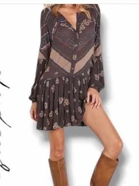 Free People Free the Night Boho Dress